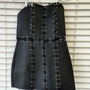 Clubexx leather strap dress